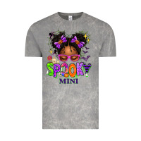 Cloud Rock Spooky Mini Halloween Messy Bun Vintage Tee - texasbilliewilder