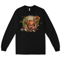 Black cow Long Sleeve Tee - JahusDesignShop
