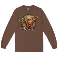 Chestnut cow Long Sleeve Tee - JahusDesignShop