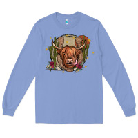 Colony Blue cow Long Sleeve Tee - JahusDesignShop