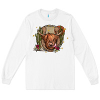 White cow Long Sleeve Tee - JahusDesignShop