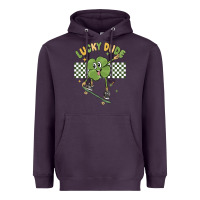 Plum lucky dude Heavyweight Hoodie - MaliasSmallBusiness