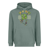 Sage lucky dude Heavyweight Hoodie - MaliasSmallBusiness