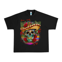 Black mexican skeleton Urban Heavy Tee - CTS Tumbler Store