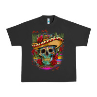 Pigment Black mexican skeleton Urban Heavy Tee - CTS Tumbler Store