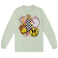 Matcha retro softball Long Sleeve Tee - JahusDesignShop