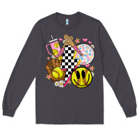 Smoke retro softball Long Sleeve Tee - JahusDesignShop