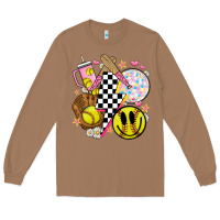 Toasted Coconut retro softball Long Sleeve Tee - JahusDesignShop