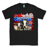 Black red white moo Classic Tee - AdoDesignShop