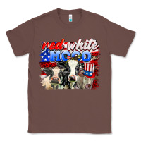 Chestnut red white moo Classic Tee - AdoDesignShop