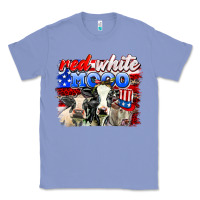 Colony Blue red white moo Classic Tee - AdoDesignShop