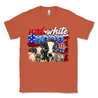 Copper red white moo Classic Tee - AdoDesignShop