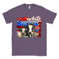 Lavender red white moo Classic Tee - AdoDesignShop