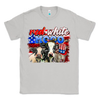 Moon Dust red white moo Classic Tee - AdoDesignShop