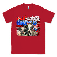 Red red white moo Classic Tee - AdoDesignShop