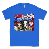 True Royal red white moo Classic Tee - AdoDesignShop