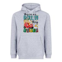 Heather Grey they see me rollin' they hatin' Heavyweight Hoodie - MaliasSmallBusiness