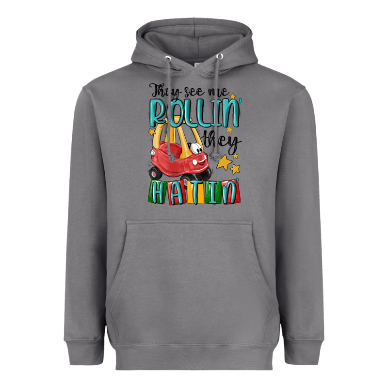 They See Me Rollin' They Hatin' Heavyweight Hoodie by MaliasSmallBusiness | Teevron