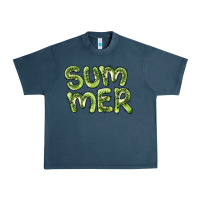 Midnight Navy summer kiwi Urban Heavy Tee - BarkalooDesign