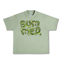 Oil Green summer kiwi Urban Heavy Tee - BarkalooDesign
