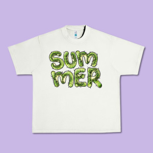 Summer Kiwi Urban Heavy Tee Designed By Barkaloodesign