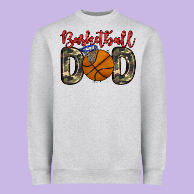 Basketball Dad Heavyweight Sweatshirt Designed By Zillion Design Studio