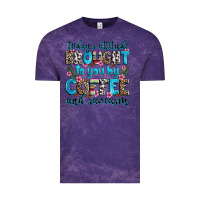 Cloud Purple today's attitude brought to you by coffee and sarc Vintage Tee - Zillion Design Studio