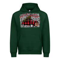 Forest Green Merry Christmas Truck Urban Hoodie - Bettercallsaul