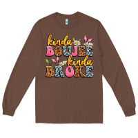 Chestnut kinda boujee kinda broke Long Sleeve Tee - JahusDesignShop
