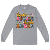 Heather Grey kinda boujee kinda broke Long Sleeve Tee - JahusDesignShop