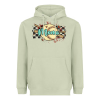 Matcha softball mama Heavyweight Hoodie - MaliasSmallBusiness