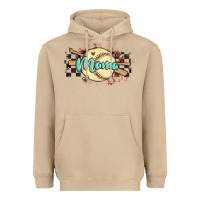 Mushroom softball mama Heavyweight Hoodie - MaliasSmallBusiness