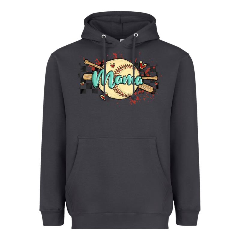 Softball Mama Heavyweight Hoodie by MaliasSmallBusiness | Teevron
