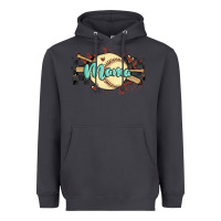 Smoke softball mama Heavyweight Hoodie - MaliasSmallBusiness