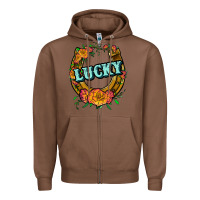 Chestnut horseshoe lucky Zipper Hoodie - JahusDesignShop