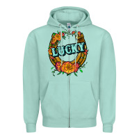 Horseshoe Lucky Zipper Hoodie | Teevron
