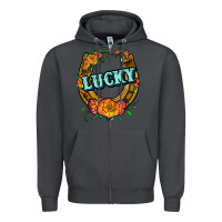 Smoke horseshoe lucky Zipper Hoodie - JahusDesignShop