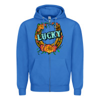 True Royal horseshoe lucky Zipper Hoodie - JahusDesignShop
