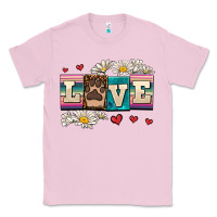 Bubblegum Pink love dog Classic Tee - AdoDesignShop