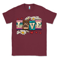 Burgundy love dog Classic Tee - AdoDesignShop