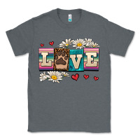 Charcoal Heather love dog Classic Tee - AdoDesignShop