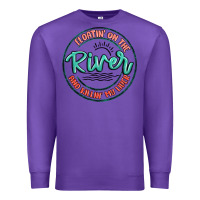 Purple floatin on the river killin my liver Premium Sweatshirt - MaliasSmallBusiness