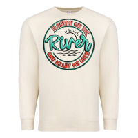 Sandshell floatin on the river killin my liver Premium Sweatshirt - MaliasSmallBusiness