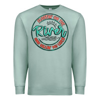 Seafoam floatin on the river killin my liver Premium Sweatshirt - MaliasSmallBusiness