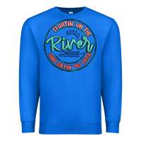 True Royal floatin on the river killin my liver Premium Sweatshirt - MaliasSmallBusiness