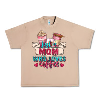 Burro just a mom who loves coffee Urban Heavy Tee - Zillion Design Studio