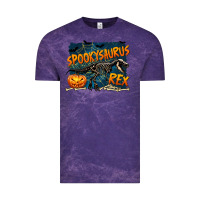 Cloud Purple Spooky Saurus Rex Vintage Tee - texasbilliewilder