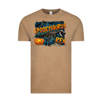 Vintage Coffee Spooky Saurus Rex Vintage Tee - texasbilliewilder