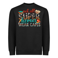 Black not all superheroes wear capes with books Heavyweight Sweatshirt - texasbilliewilder