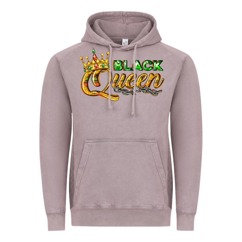 Black Queen Vintage Hoodie by texasbilliewilder | Teevron